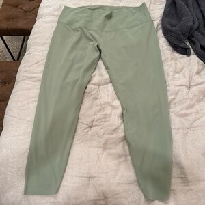 Women's Green High-Waisted Leggings